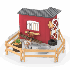 Ziegenstall von Schleich mit Stall und Ziegen