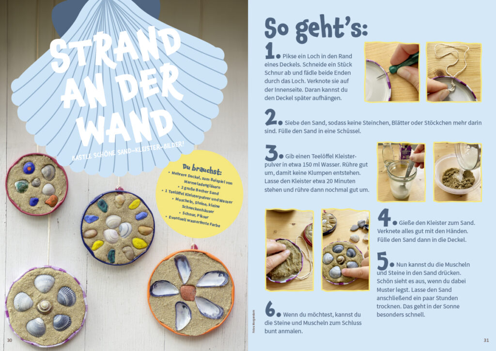 Strand an der Wand DIY