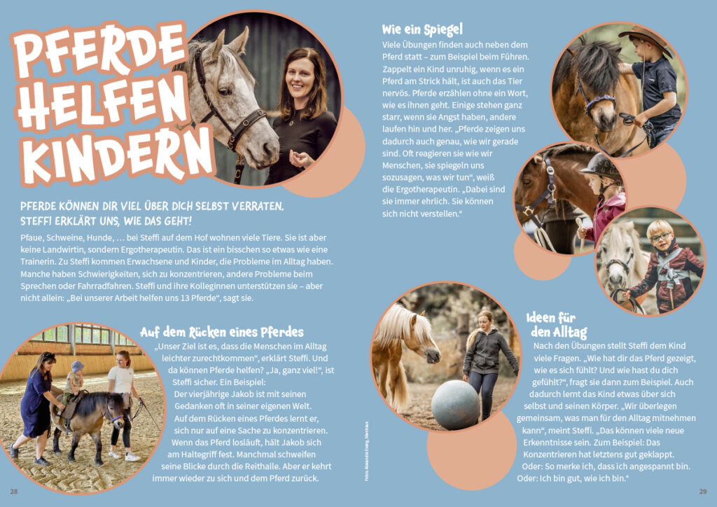 Pferde helfen Kindern Artikel