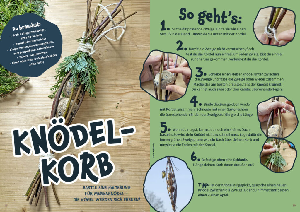 DIY Kinder Knödelkorb