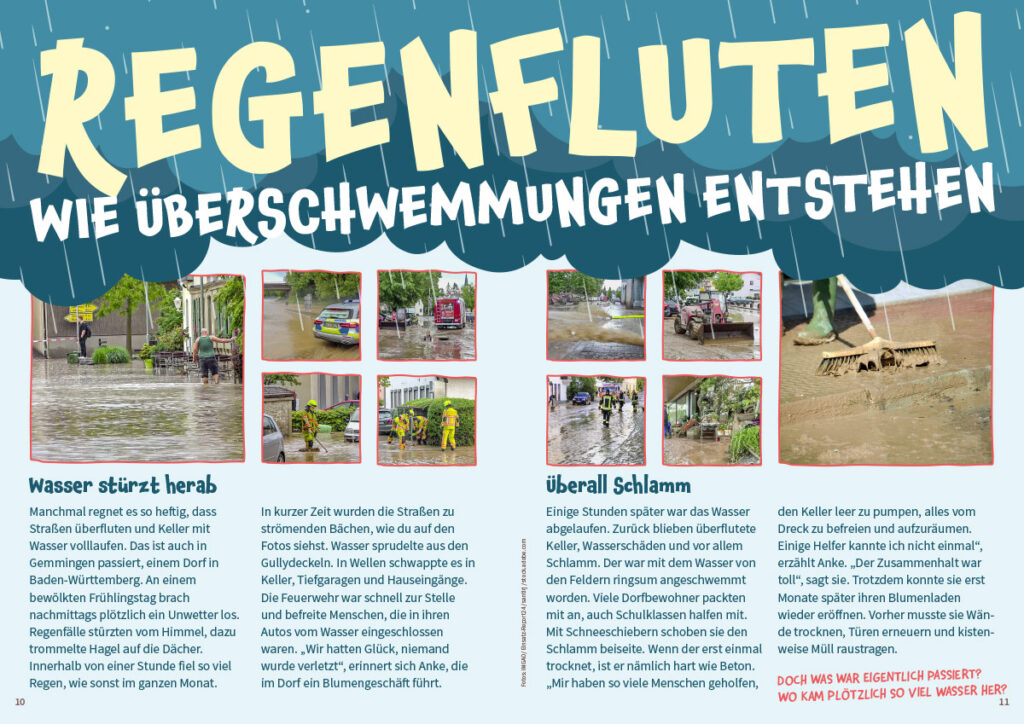 Ausschnitt MATSCH! Titelthema Januar 2026 Regenfluten